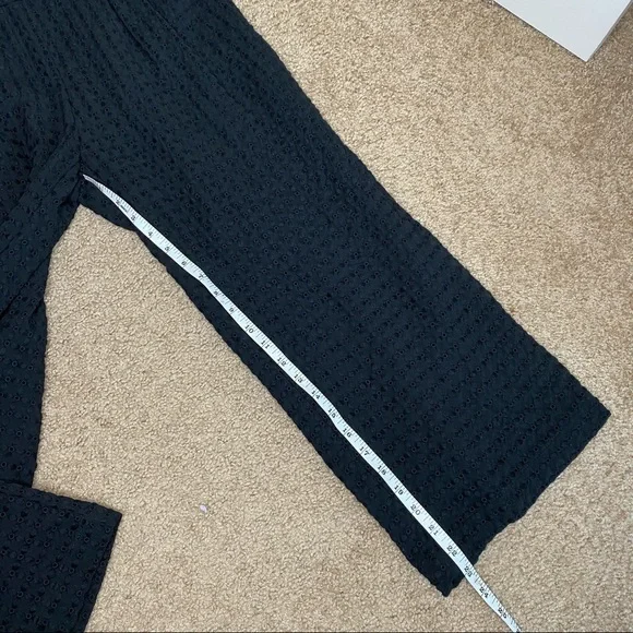 ZIMMERMANN BLACK LINED EYELET WIDE LEG PANT SIZE 1 (US SIZE 6) - Picture 4 of 9